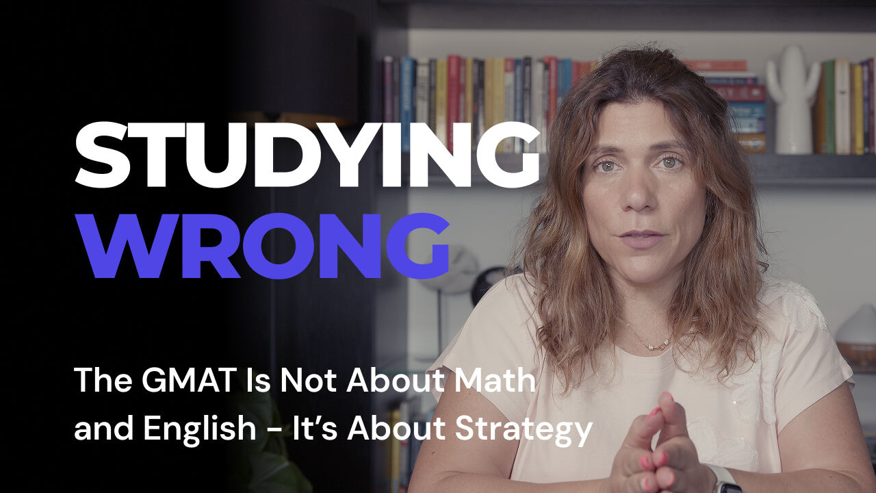 Andreia Madeira teaching — Lesson 1: why most people study the GMAT wrong